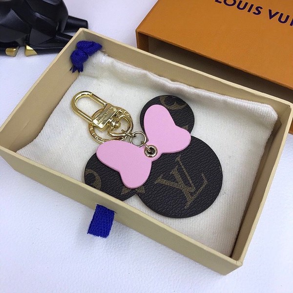 루이비통 미키마우스 펜던트 키링 핑크