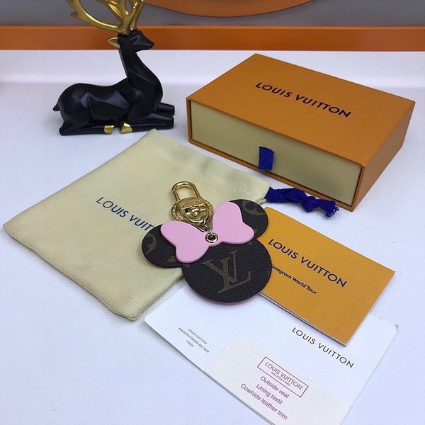 루이비통 미키마우스 펜던트 키링 핑크