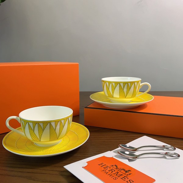 에르메스 해바라기 찻잔세트 [매장가 400만원대]
