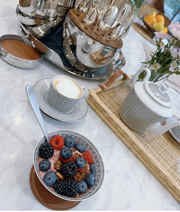 에르메스 플래티넘 모자이크 스몰 키트 커피 컵 세트 [매장가 400만원대]