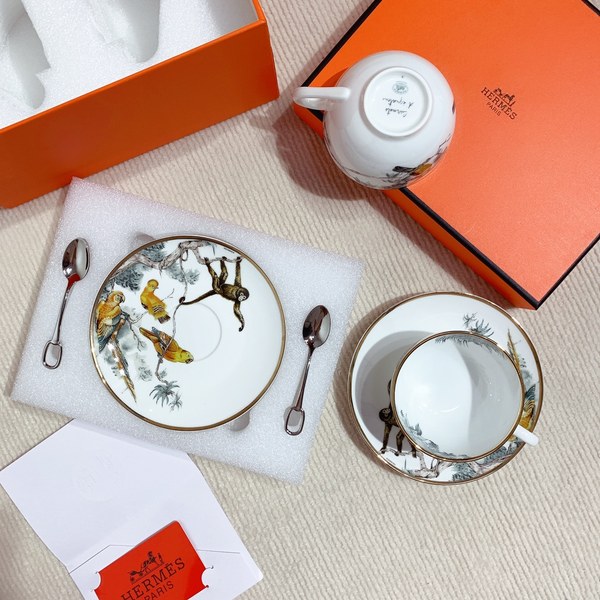 에르메스 아메리칸 정글 어드벤처 찻잔세트 [매장가 450만원대]