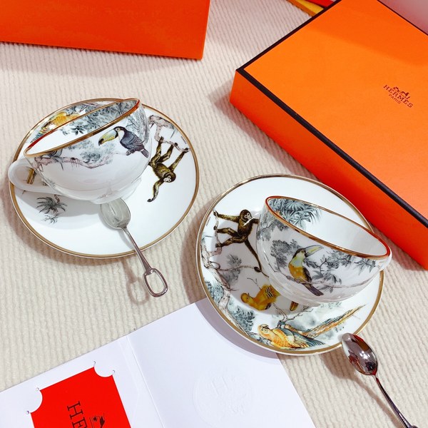 에르메스 아메리칸 정글 어드벤처 찻잔세트 [매장가 450만원대]