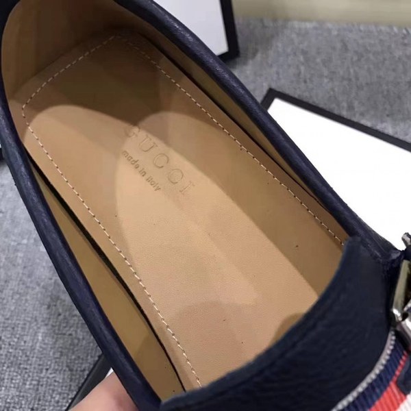 Gucci 구찌 Leather driver with Sylvie Web buckle shoes 3가지 색상