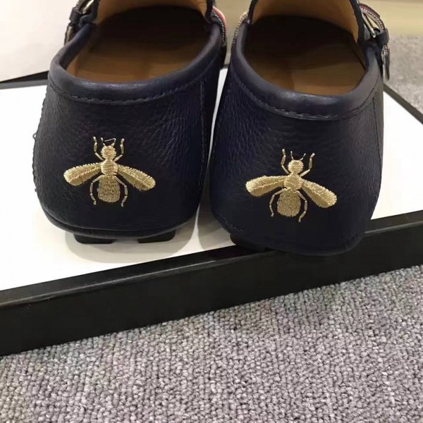 Gucci 구찌 Leather driver with Sylvie Web buckle shoes 3가지 색상