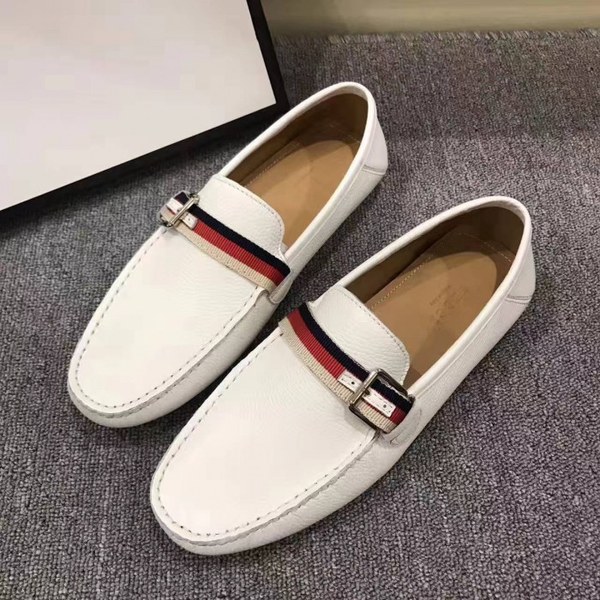 Gucci 구찌 Leather driver with Sylvie Web buckle shoes 3가지 색상