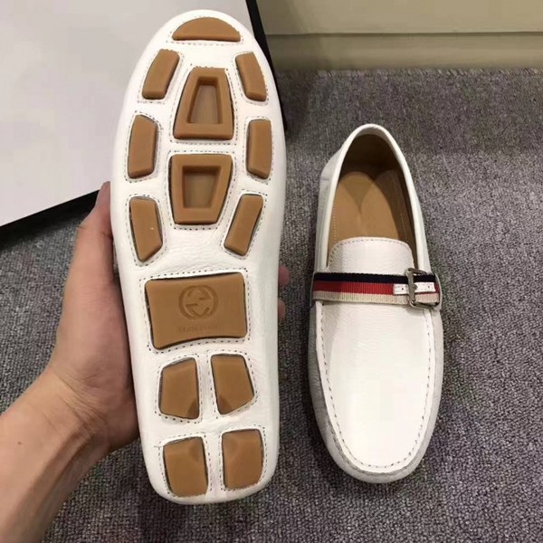 Gucci 구찌 Leather driver with Sylvie Web buckle shoes 3가지 색상