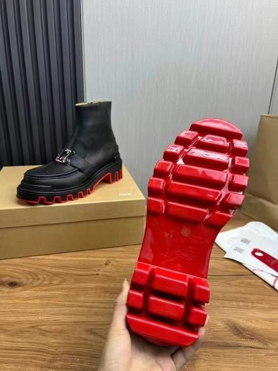 루부탱 2025 CL로고 와펜 페니 부츠 신발