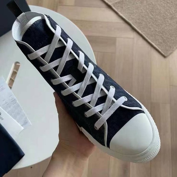디올 2025 B23 데님 오블리크 하이탑 슈즈 신발 스니커즈 운동화