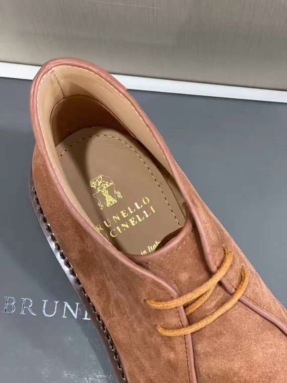 브루넬로쿠치넬리 2024 모카 스트랩 부츠 신발