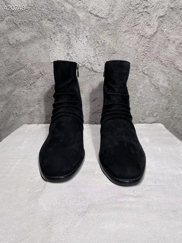 아미리 2021 링클 지퍼 앵글 부츠