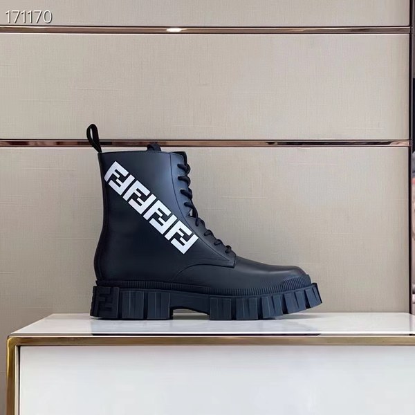 펜디 2021 FF 스트라이프 청키솔 부츠