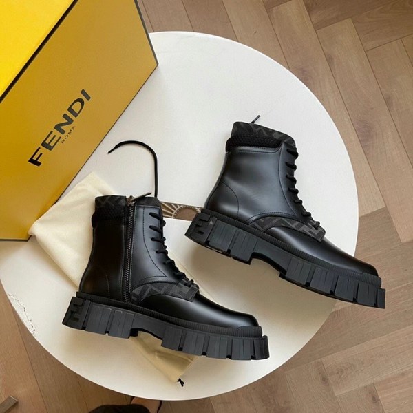 펜디 2021 포스 FF솔 지퍼 부츠