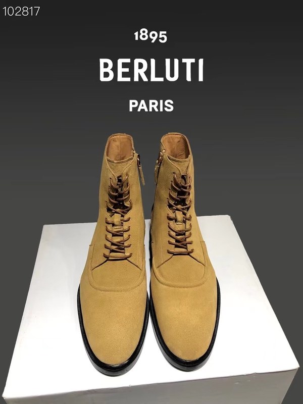 벨루티 2021 스웨이드 알티튜드 레더 부츠