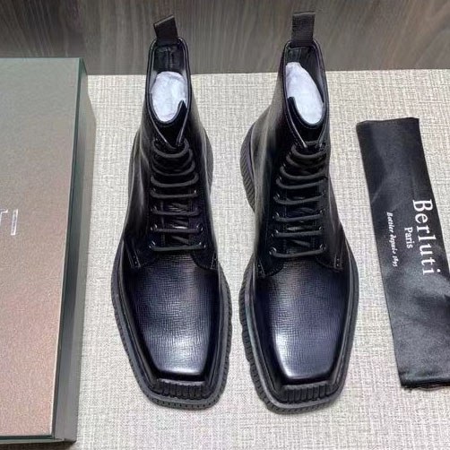 벨루티 2021 캠든 레더 부츠