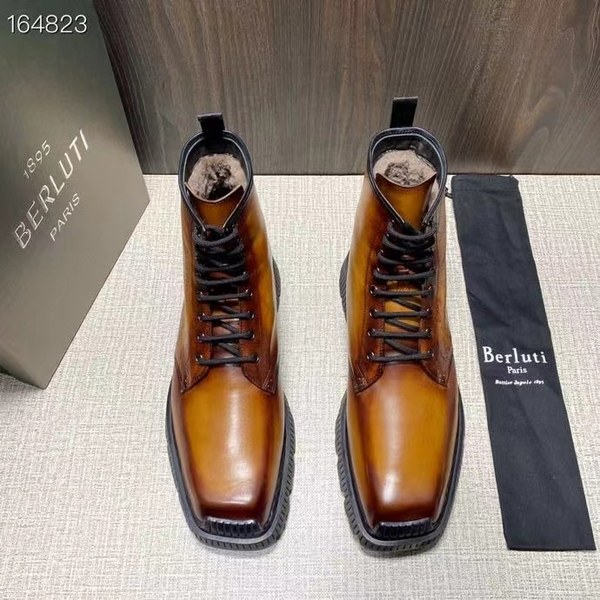 벨루티 2021 캠든 레더 부츠