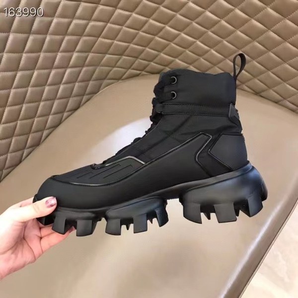 프라다 2021 클라유드 보스트 썬더 나일론 하이탑 슈즈