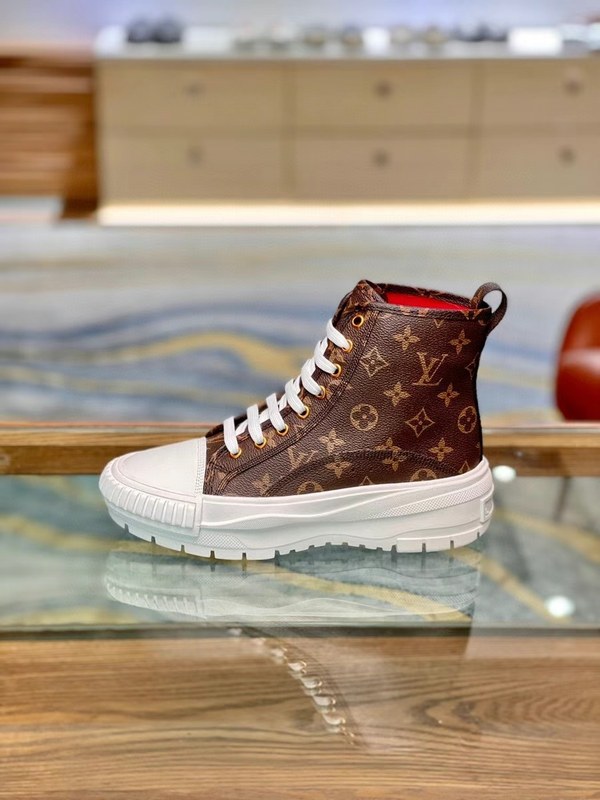 루이비통 2021 LV 스쿼드 하이탑 슈즈