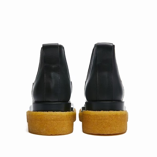 보테가베네타 2021 러그 앵클 부츠 블랙&러버 컬러
