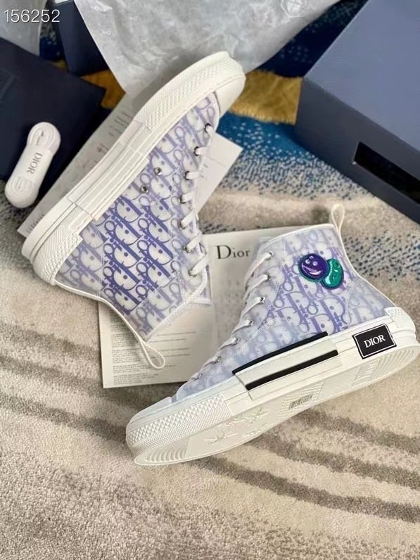 디올 2021 B23 KENNY SCHARF 오블리크 하이탑 슈즈