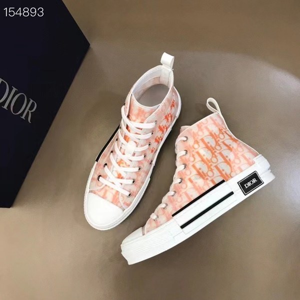 디올 2021 오렌지 오블리크 b23 하이탑 스니커즈