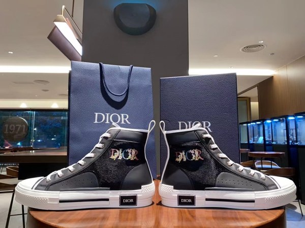 디올 2021 플라워로고 b23 하이탑 스니커즈
