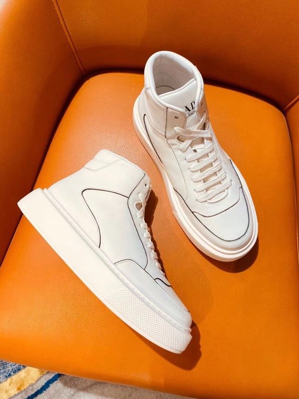 프라다 2021 오버솔 파이핑하이탑 슈즈