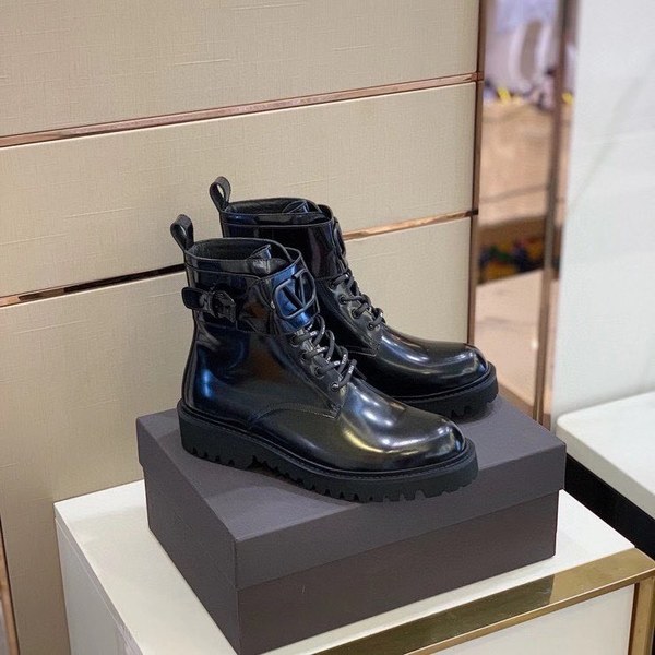 발렌티노 2020 V라운드 와펜 스트랩 부츠