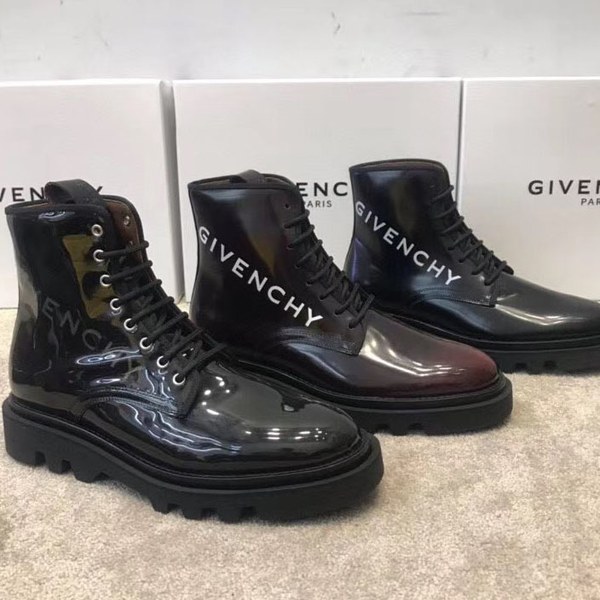 지방시 2020 디아고날 로고 컴뱃 부츠