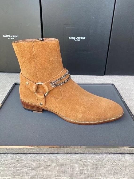 생로랑 2020 하네스 체인 부츠