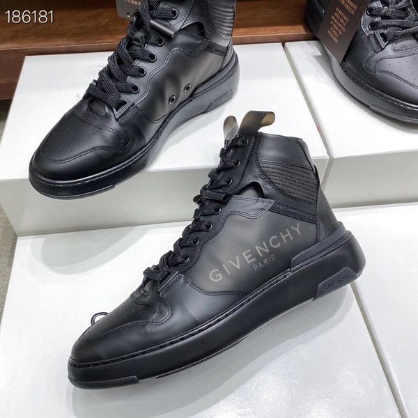 지방시 2020 윙 하이탑 올블랙 스니커즈