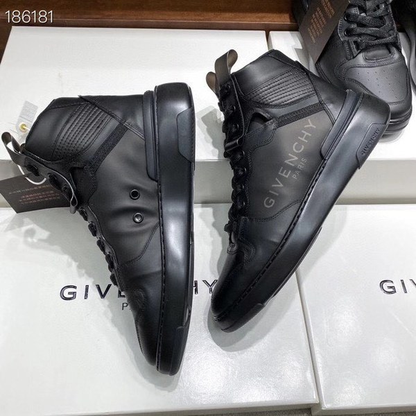 지방시 2020 윙 하이탑 올블랙 스니커즈