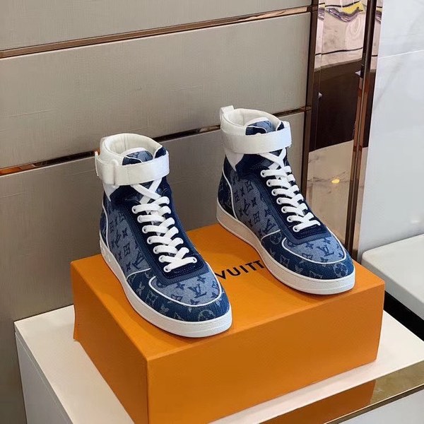 루이비통 2020 데님 모노그램 리볼리 스니커즈 하이탑