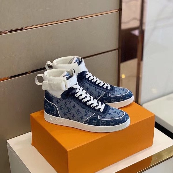 루이비통 2020 데님 모노그램 리볼리 스니커즈 하이탑