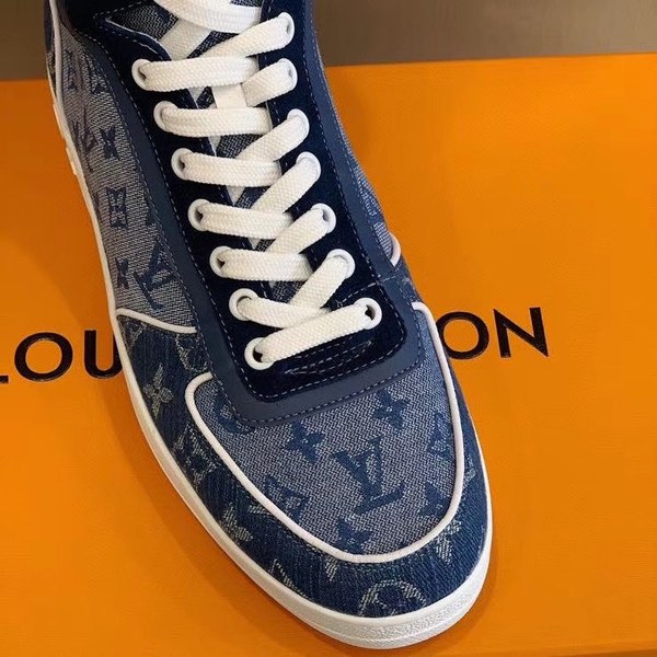루이비통 2020 데님 모노그램 리볼리 스니커즈 하이탑