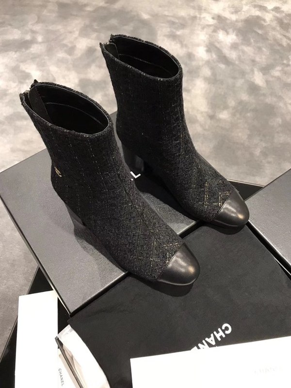 샤넬 트위드 앵글부츠 3컬러