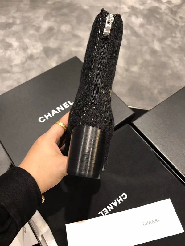 샤넬 트위드 앵글부츠 3컬러