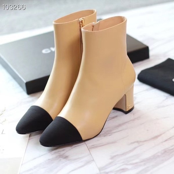 샤넬 앵글부츠 베이지 484543