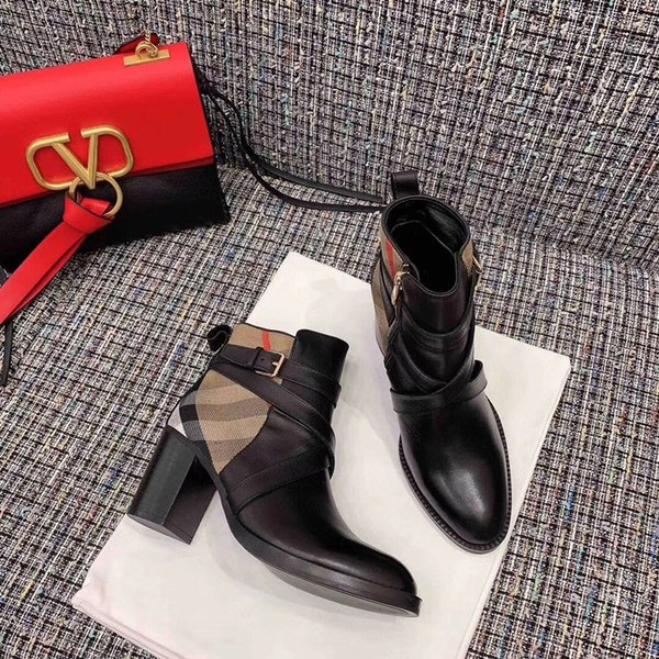 버버리 앵글부츠 6.5cm