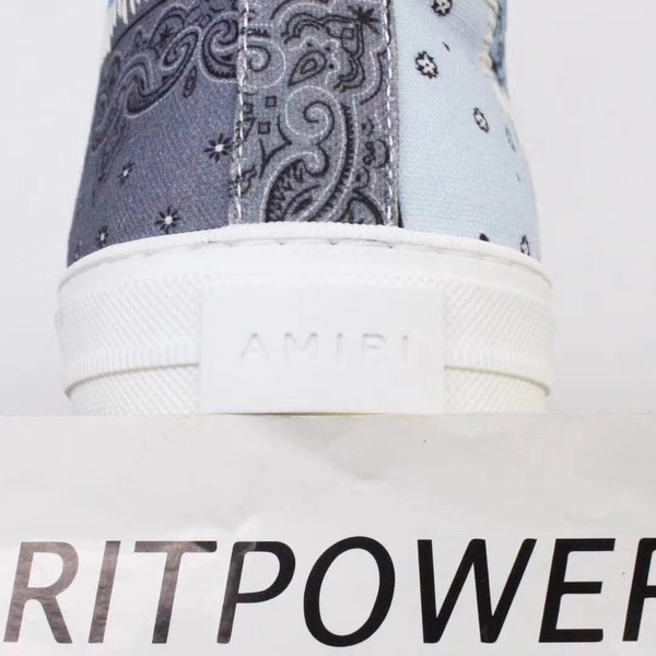 아미리 2020 멀티 반다나패턴 하이탑 슈즈