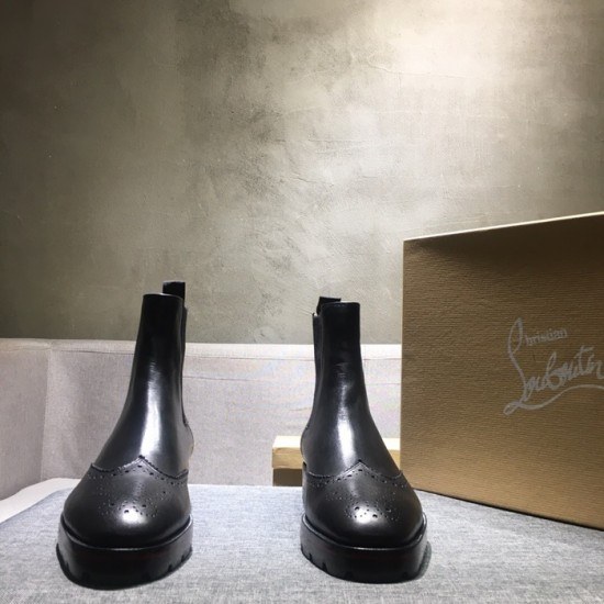 Christian Loubutin  2020 Mens Leather Boots