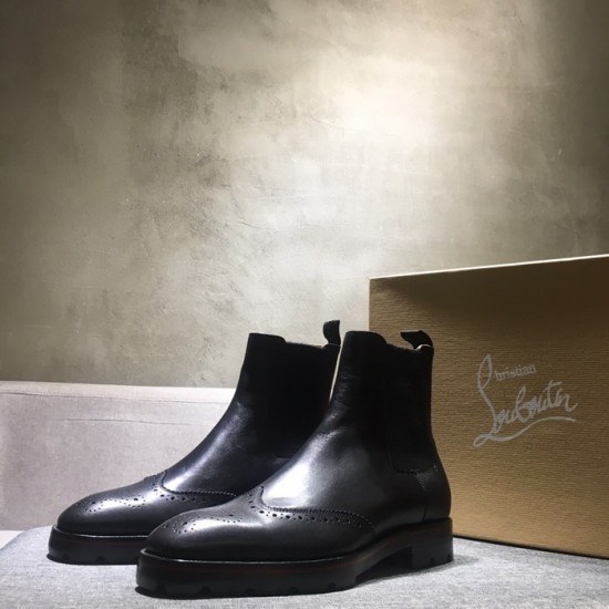 Christian Loubutin  2020 Mens Leather Boots