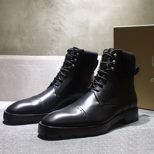 Christian Loubutin  2020 Mens Leather Boots