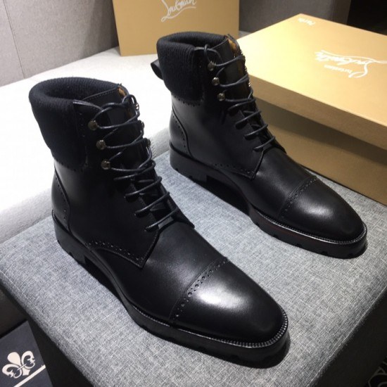 Christian Loubutin  2020 Mens Leather Boots