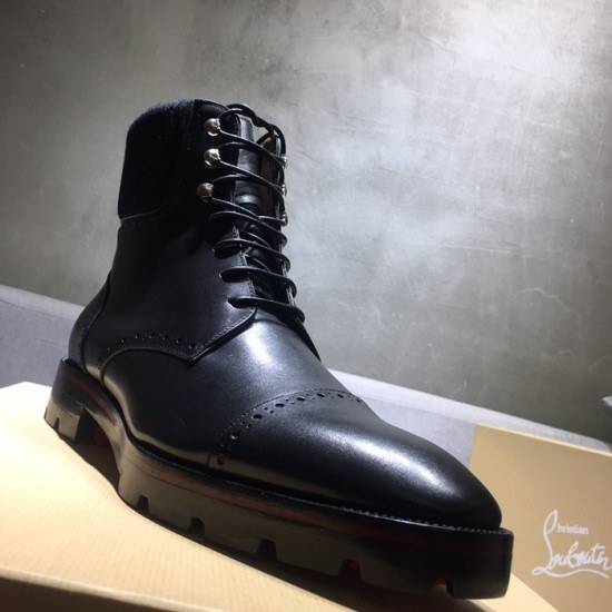 Christian Loubutin  2020 Mens Leather Boots