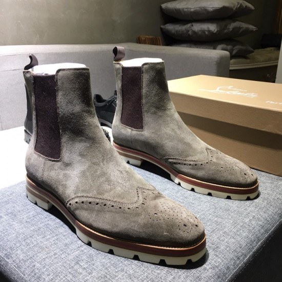 Christian Loubutin  2020 Mens Leather Boots