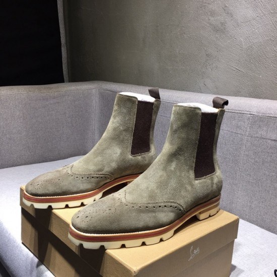 Christian Loubutin  2020 Mens Leather Boots