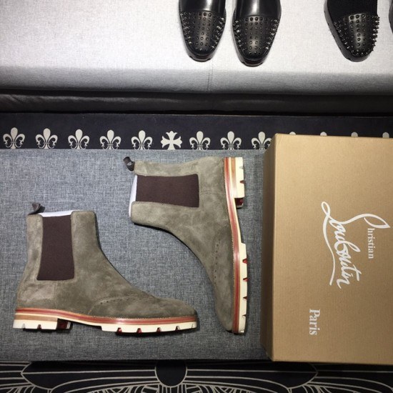 Christian Loubutin  2020 Mens Leather Boots
