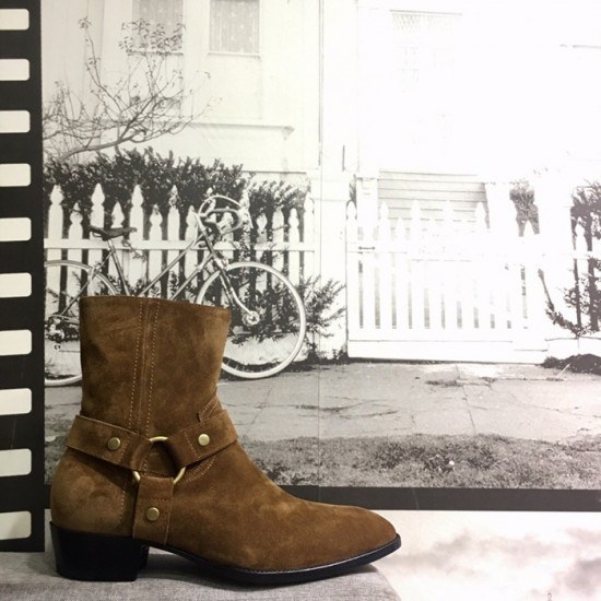 Saint Laurent 2020 Mens Leather Boots