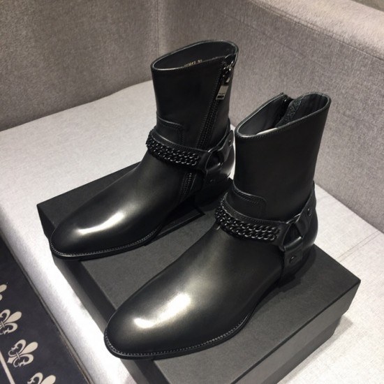 Saint Laurent 2020 Mens Leather Boots