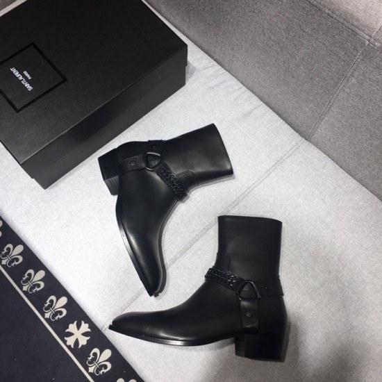Saint Laurent 2020 Mens Leather Boots